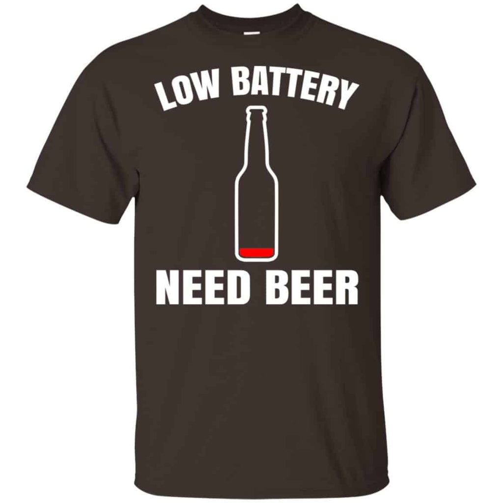 Low Battery Need Beer Shirt, Hoodie, Tank
