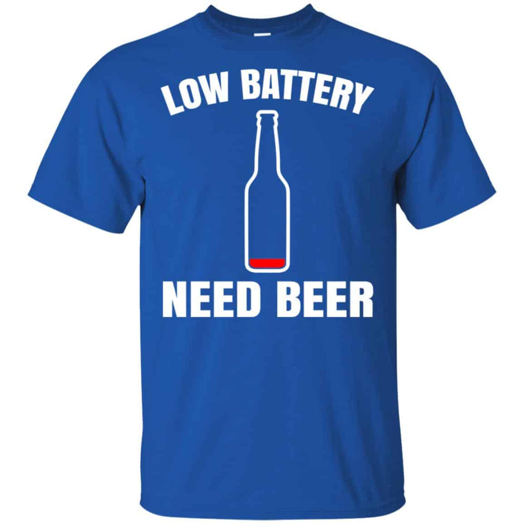 Low Battery Need Beer Shirt, Hoodie, Tank