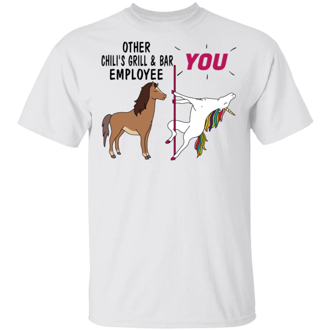 Other Chili’s Grill & Bar Employee You Unicorn Funny Shirt, Hoodie, Tank