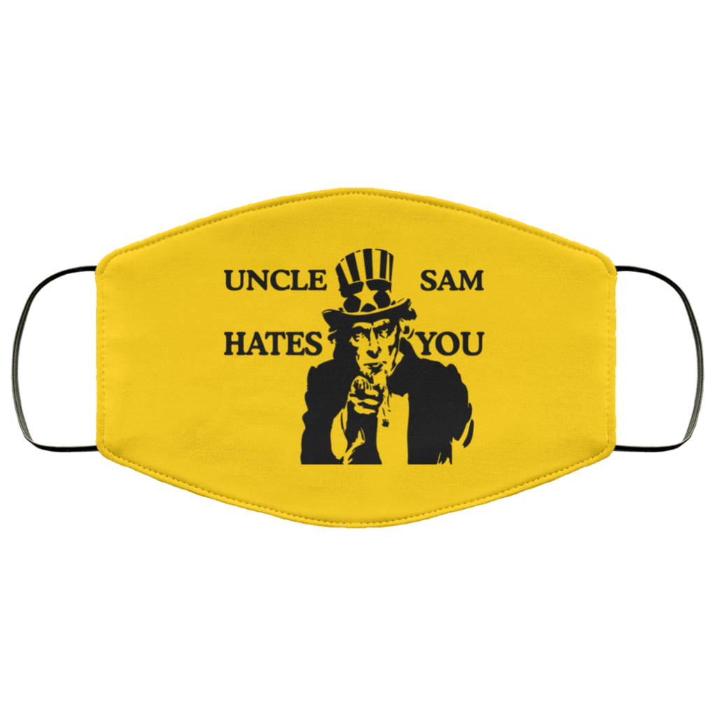 Uncle Sam Hates You Face Mask