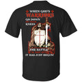 Knight Templar: When God’s Warriors Go Down On Their Knees The Battle Is Not Over It Has Just Begun T-Shirts, Hoodie, Tank