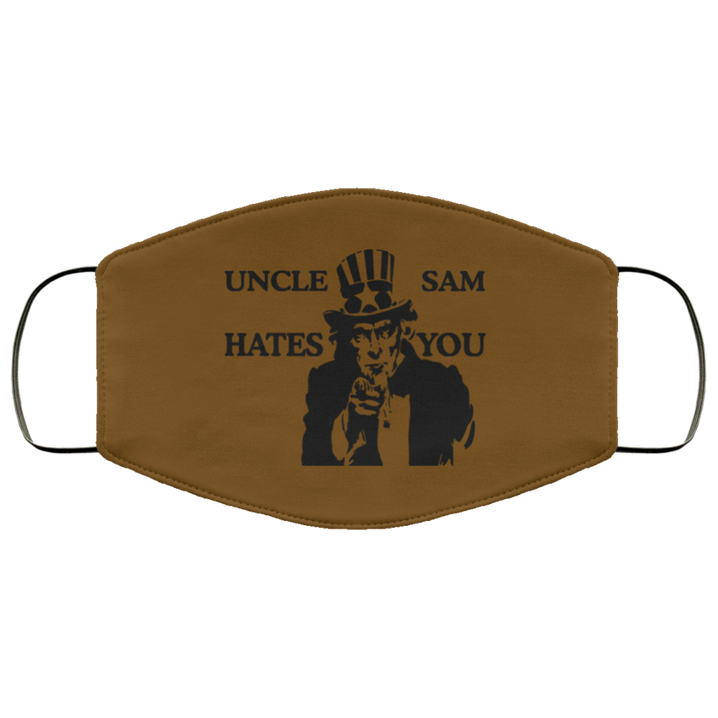 Uncle Sam Hates You Face Mask