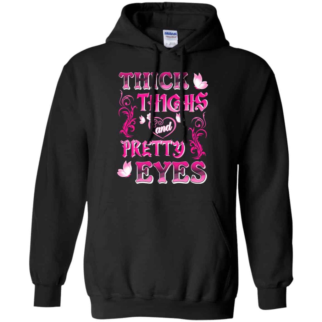 Thick Thighs And Pretty Eyes Shirt, Hoodie, Racerback Tank