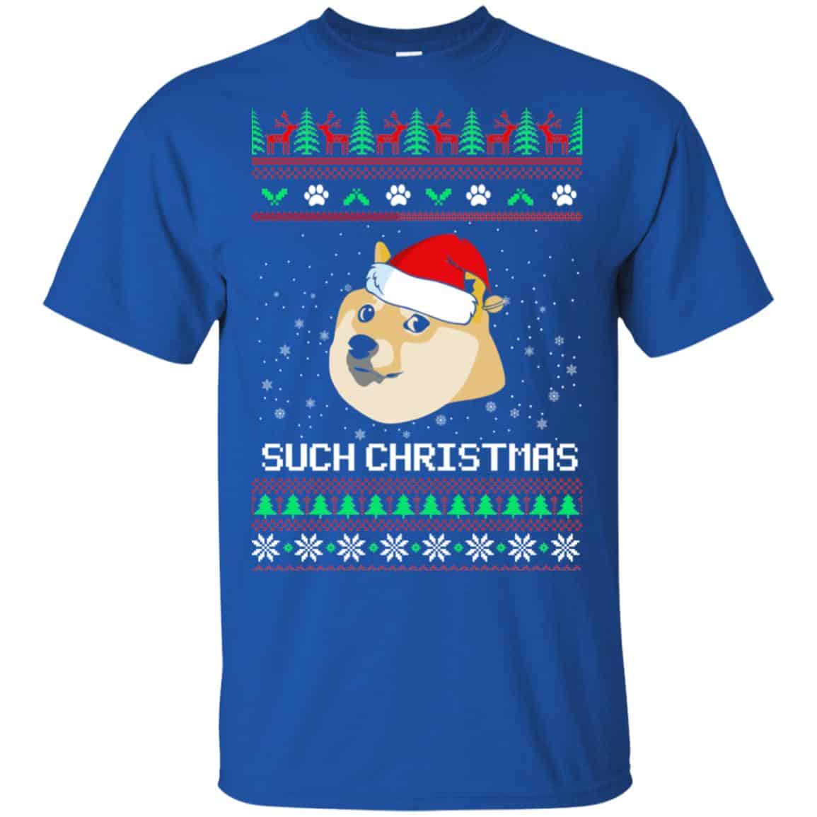 Such Christmas Doge Ugly Christmas Sweatshirt, T-Shirts, Hoodie