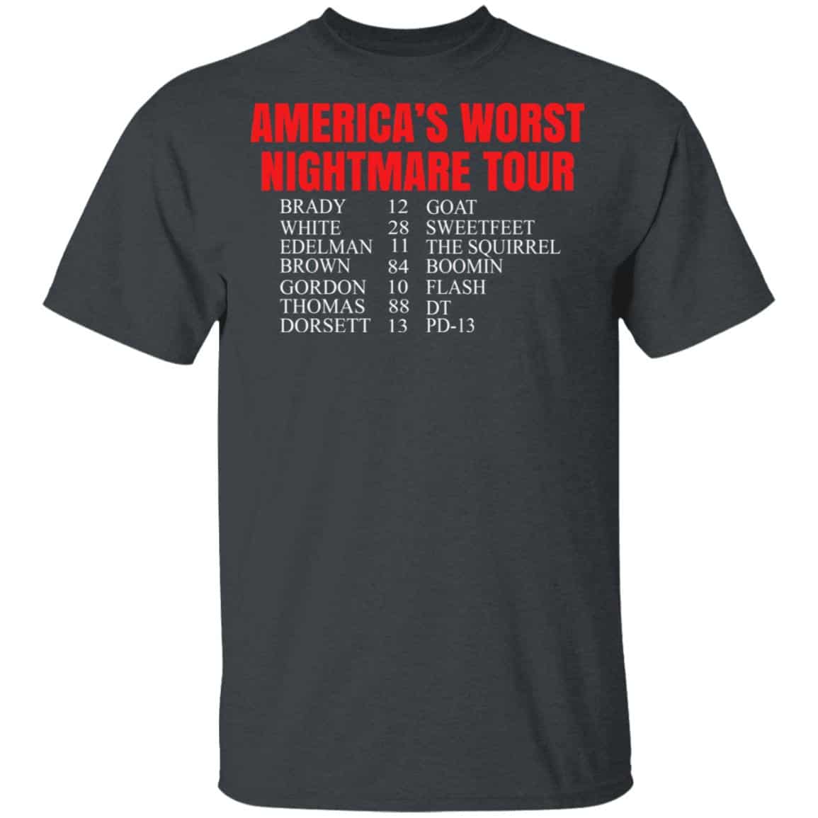 Bill’s Plan America’s Worst Nightmare Tour Brady Goat White Sweetfeet Edelman The Squirrel Shirt B Shirt, Hoodie, Tank
