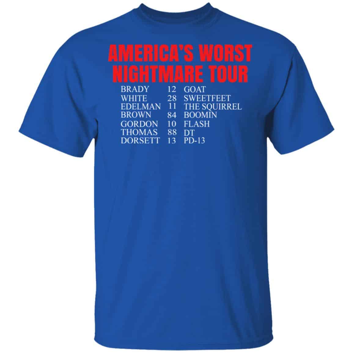 Bill’s Plan America’s Worst Nightmare Tour Brady Goat White Sweetfeet Edelman The Squirrel Shirt B Shirt, Hoodie, Tank