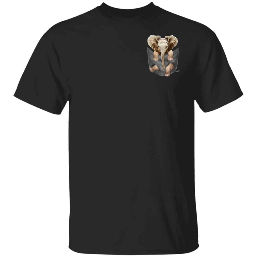 Baby Elephant Inside Pocket Shirt, Hoodie, Tank