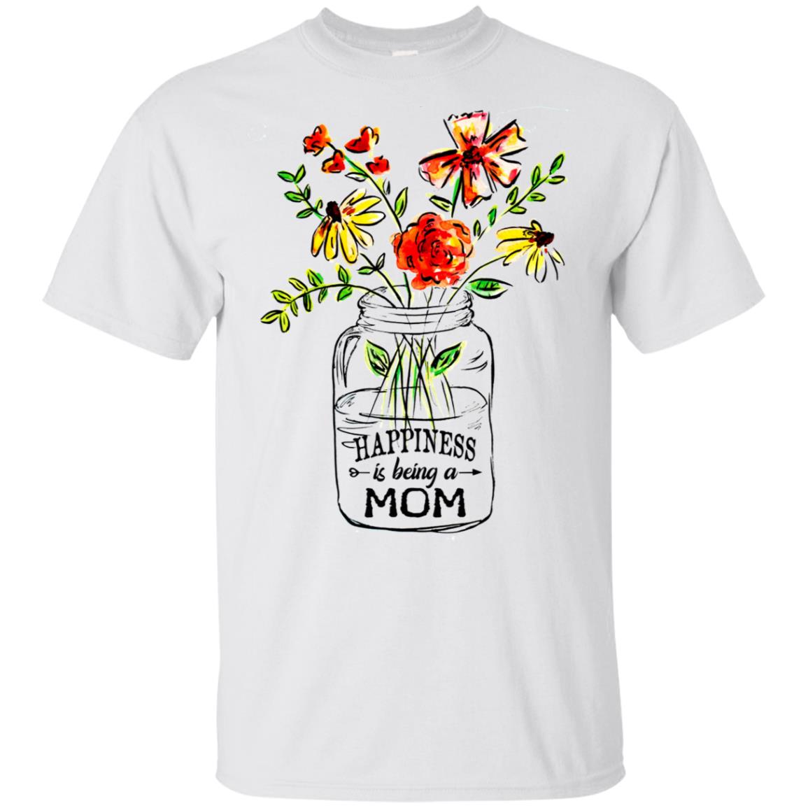 Happiness Is Being A Mom Flower T-Shirts, Hoodie, Tank