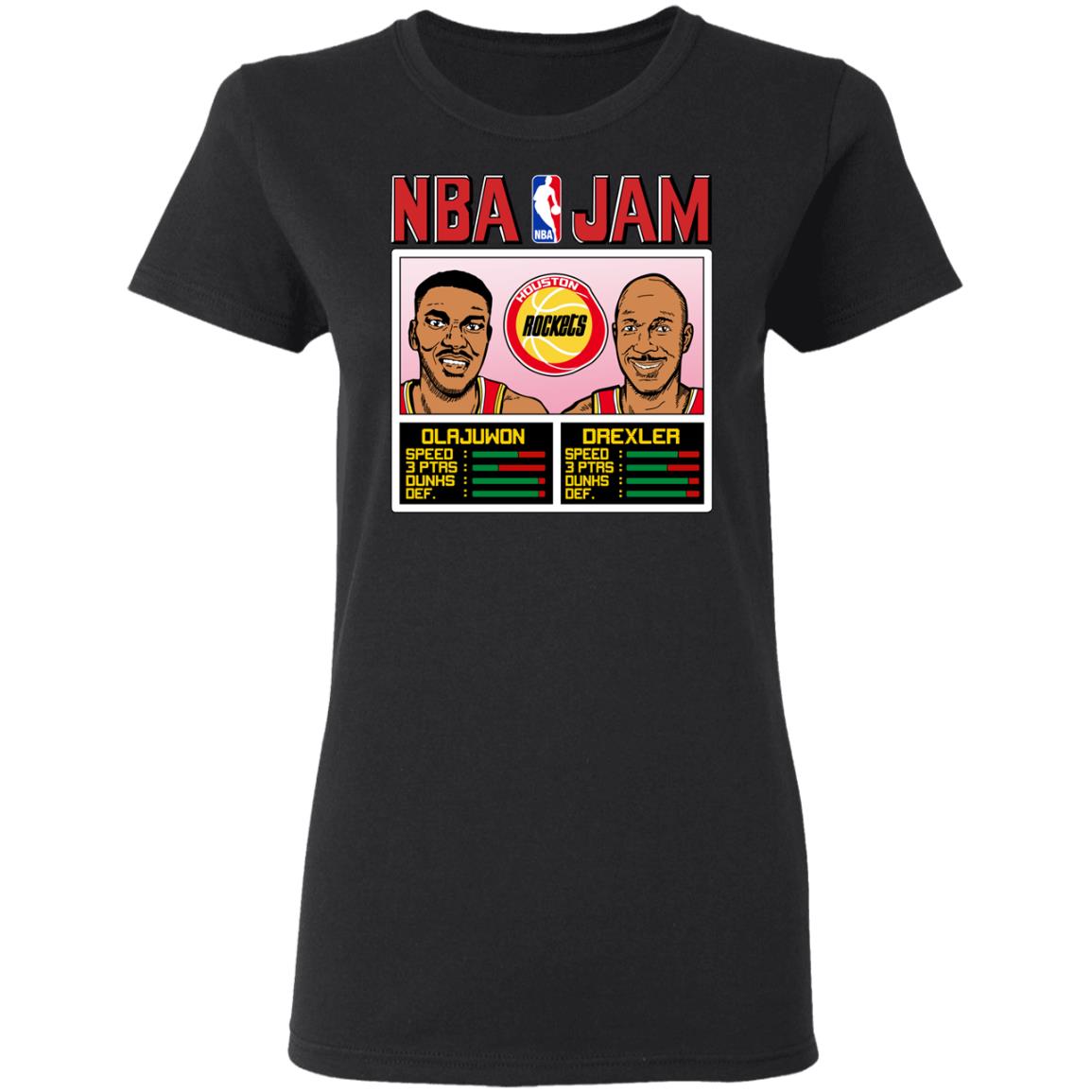 NBA Jam Rockets Olajuwon And Drexler Shirt, Hoodie, Tank