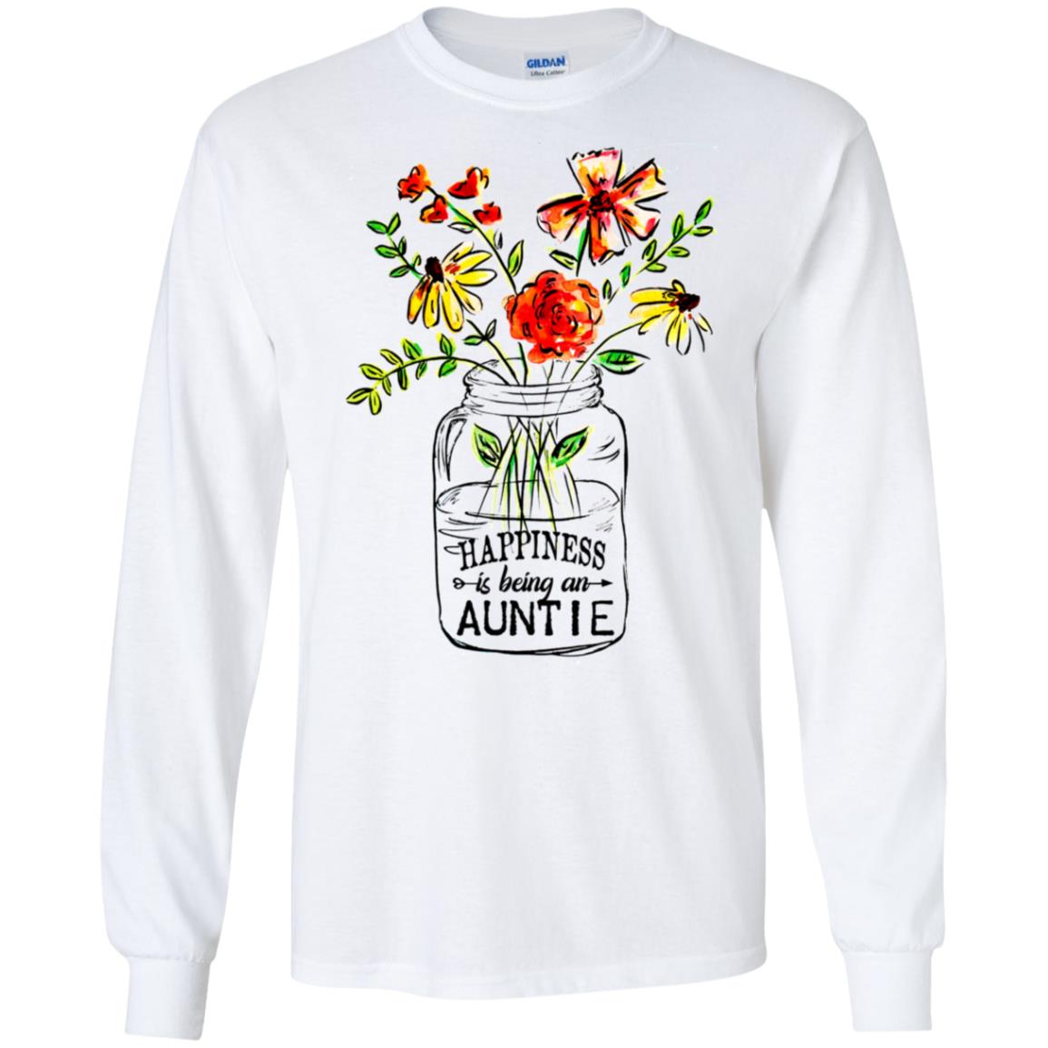 Happiness Is Being A Auntie Flower T-Shirts, Hoodie, Tank