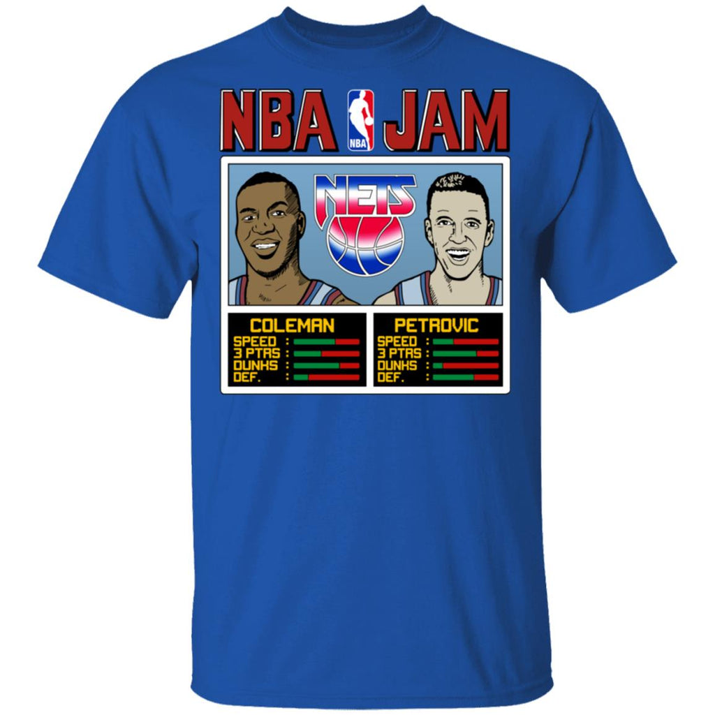 NBA Jam Nets Coleman And Petrovic Shirt, Hoodie, Tank