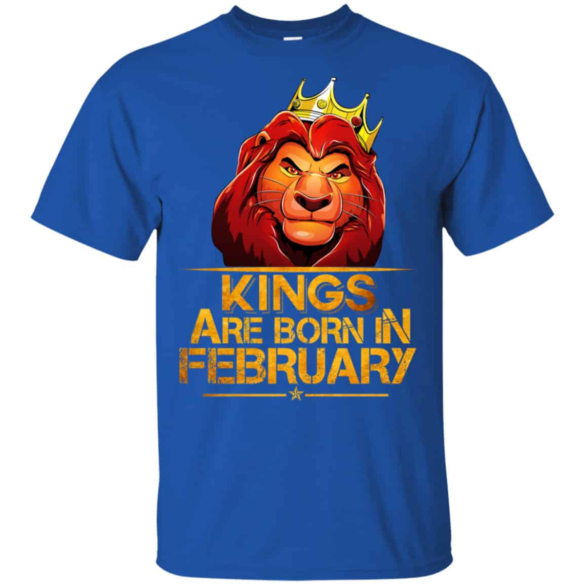 Lion King Are Born In February Shirt, Hoodie, Tank