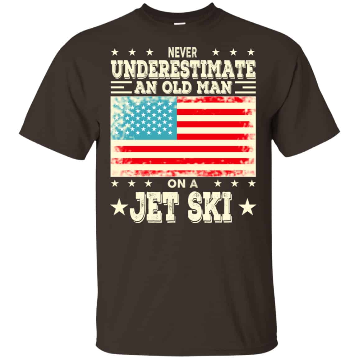Never Underestimate An Old Man On A Jet Ski Shirt, Hoodie, Tank