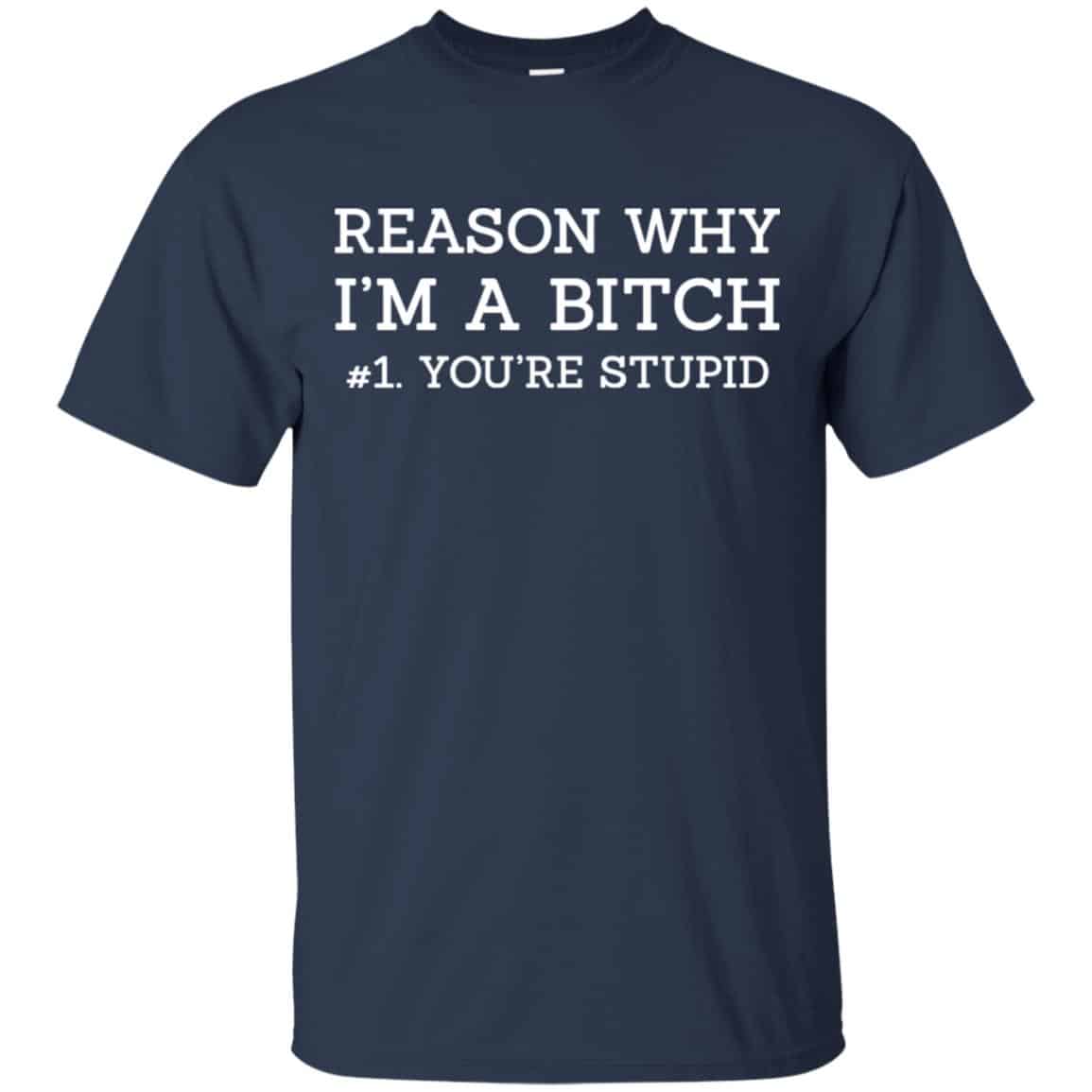 Reason Why I’m A Bitch You’re Stupid Shirt, Hoodie, Tank