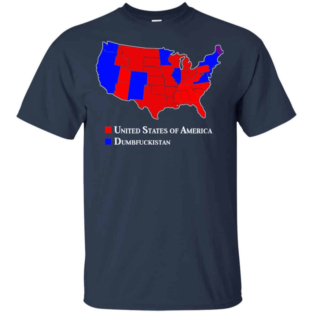 Dumbfuckistan Election Map – Republican Edition Shirt, Hoodie, Tank