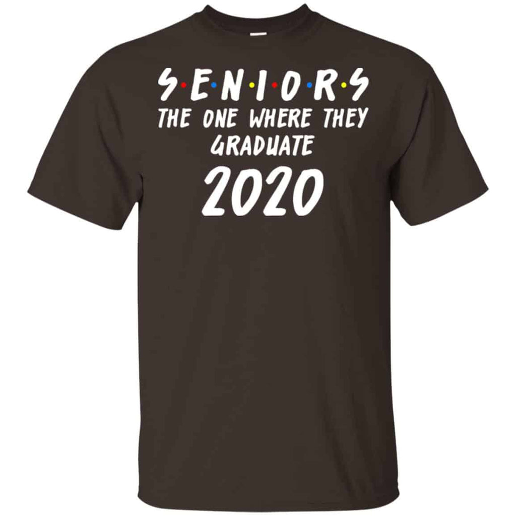 Seniors 2020 The One Where They Graduate Class Of 2020 T-Shirts, Hoodie, Tank