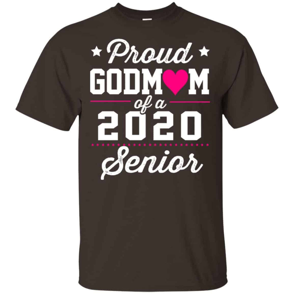 Proud Godmom Of A 2020 Senior Graduation T-Shirts, Hoodie, Tank