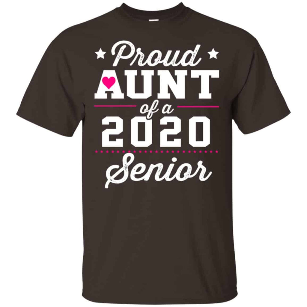 Proud Aunt Of A 2020 Senior Graduation T-Shirts, Hoodie, Tank