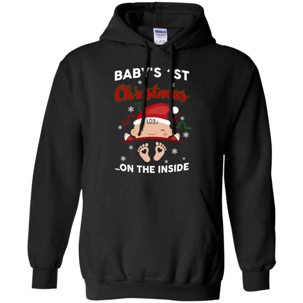 Baby’s 1st Christmas On The Inside Shirt, Hoodie, Tank