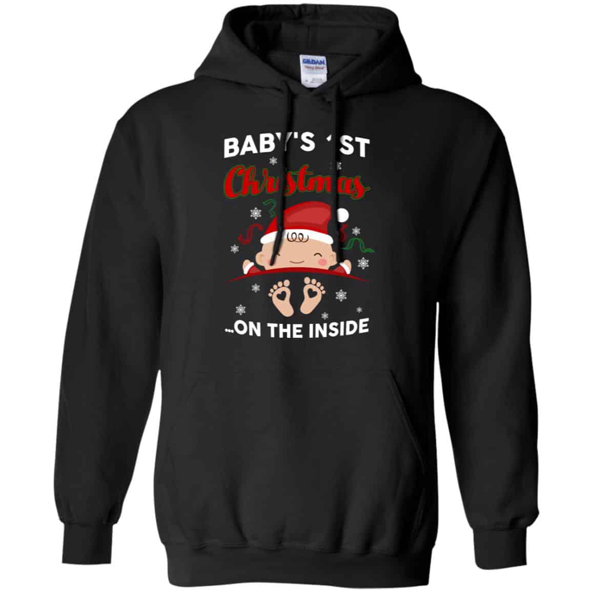 Baby’s 1st Christmas On The Inside Shirt, Hoodie, Tank