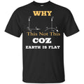 Why This Not This Coz Earth Is Flat T-Shirts, Hoodie, Tank