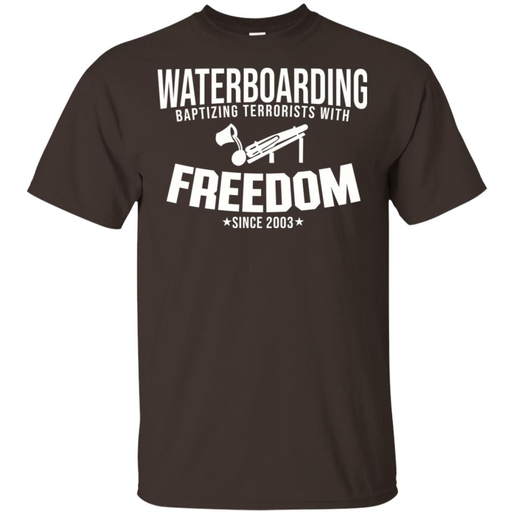 Waterboarding Baptising Terrorists With Freedom T-Shirts, Hoodie, Tank
