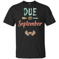 Due Date September Announcement Mommy Bump Pregnancy T-Shirts, Hoodie, Tank
