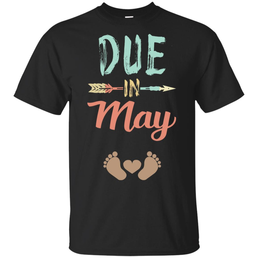 Due Date May Announcement Mommy Bump Pregnancy T-Shirts, Hoodie, Tank