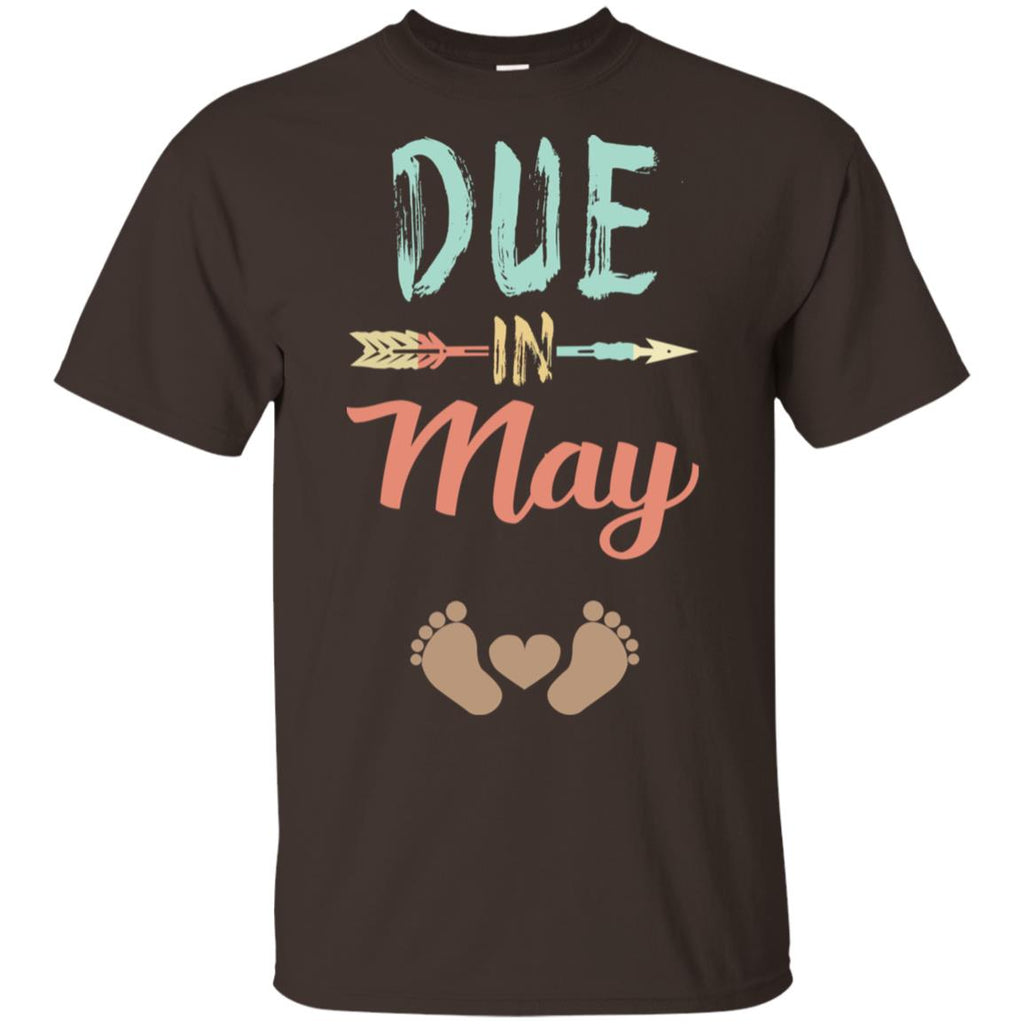 Due Date May Announcement Mommy Bump Pregnancy T-Shirts, Hoodie, Tank