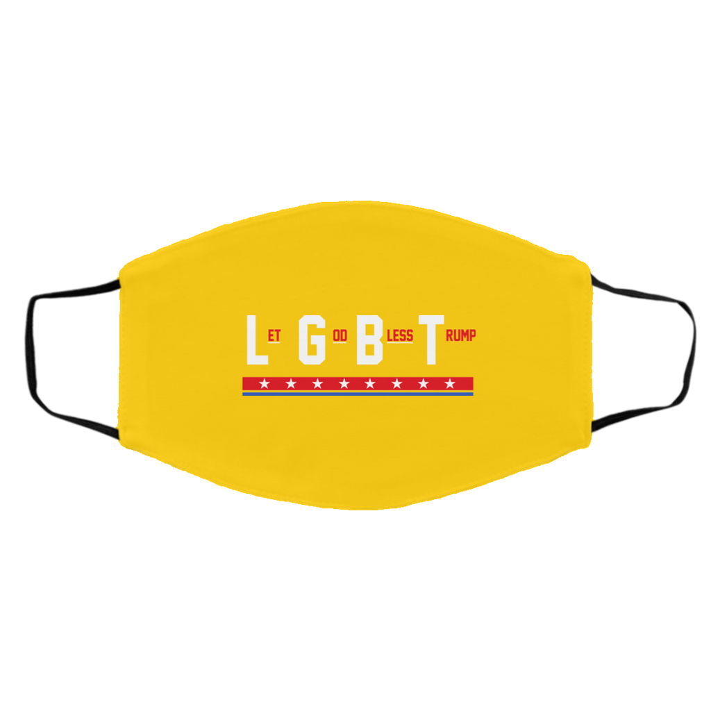 LGBT Let God Bless Trump Face Mask