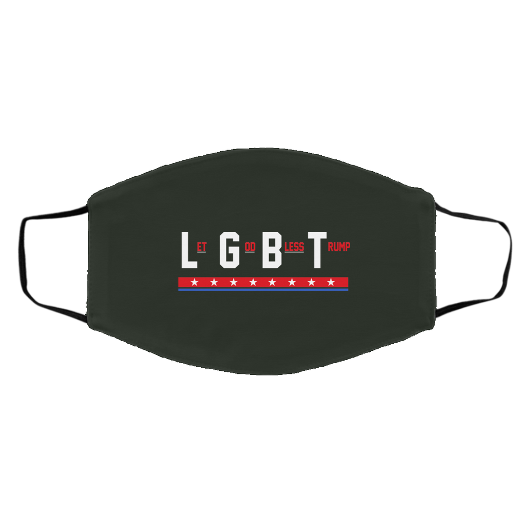 LGBT Let God Bless Trump Face Mask