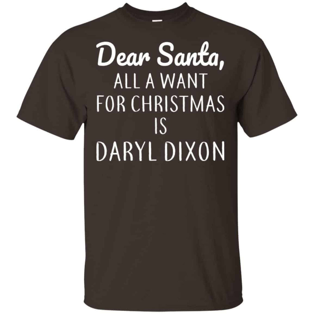 Dear Santa All I Want For Christmas Is Daryl Dixon T-Shirts, Hoodie, Sweater