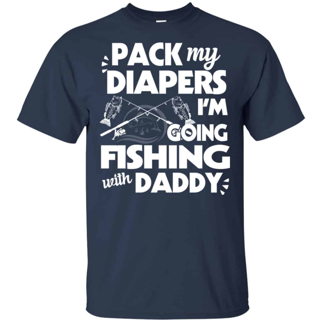 Pack My Diapers I’m Going Fishing With Grandpa Shirt, Hoodie, Tank