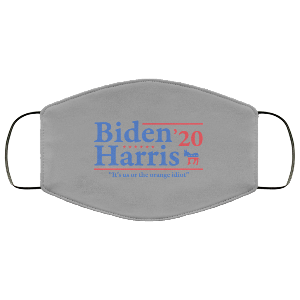 Joe Biden Kamala Harris 2020 It’s Us Or The Orange idiot Face Mask