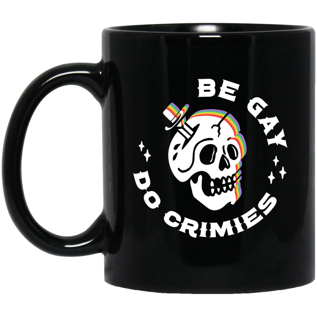 Skull Be Gay Do Crimes LGBT Mug
