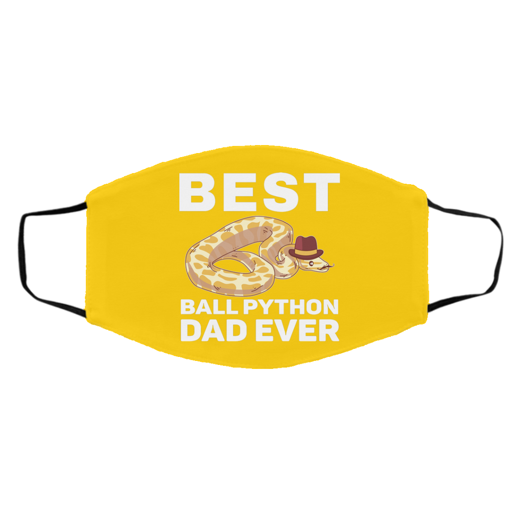 Ball Python Dad Beard Mustache Pet Snake Face Mask