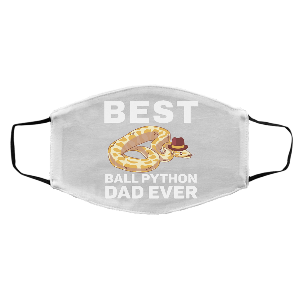 Ball Python Dad Beard Mustache Pet Snake Face Mask