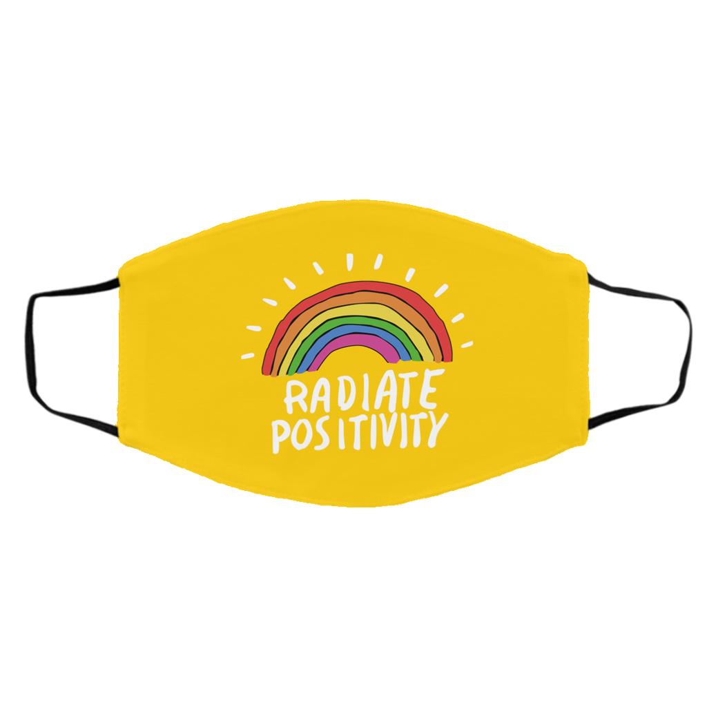 Radiate Positivity Rainbow Face Mask