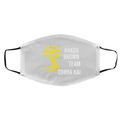 #Hash Brown Team Cobra Kai Face Mask