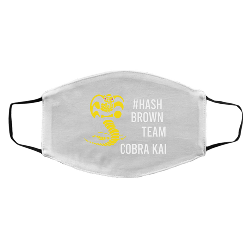 #Hash Brown Team Cobra Kai Face Mask