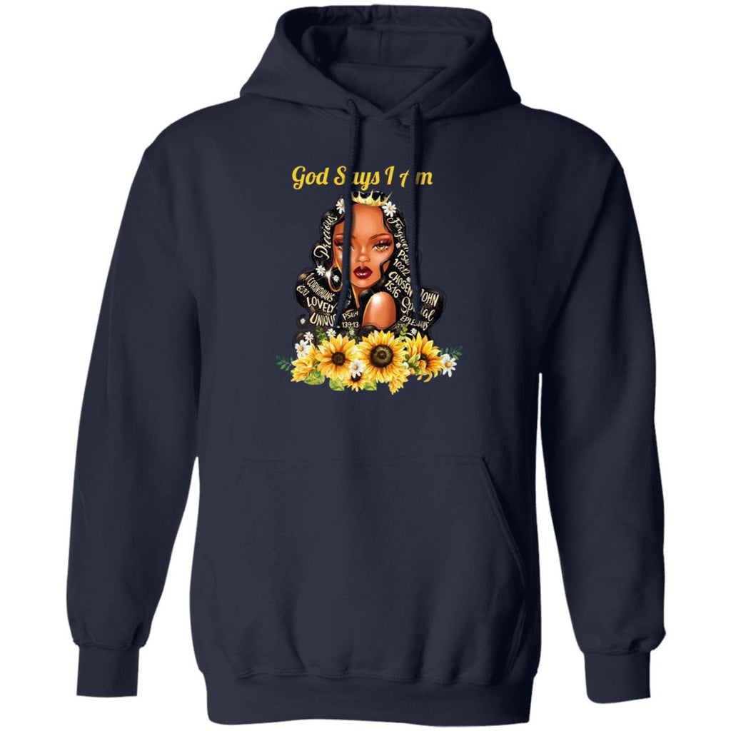 God Say I Am Black Girls Black Women Shirt, Hoodie, Tank