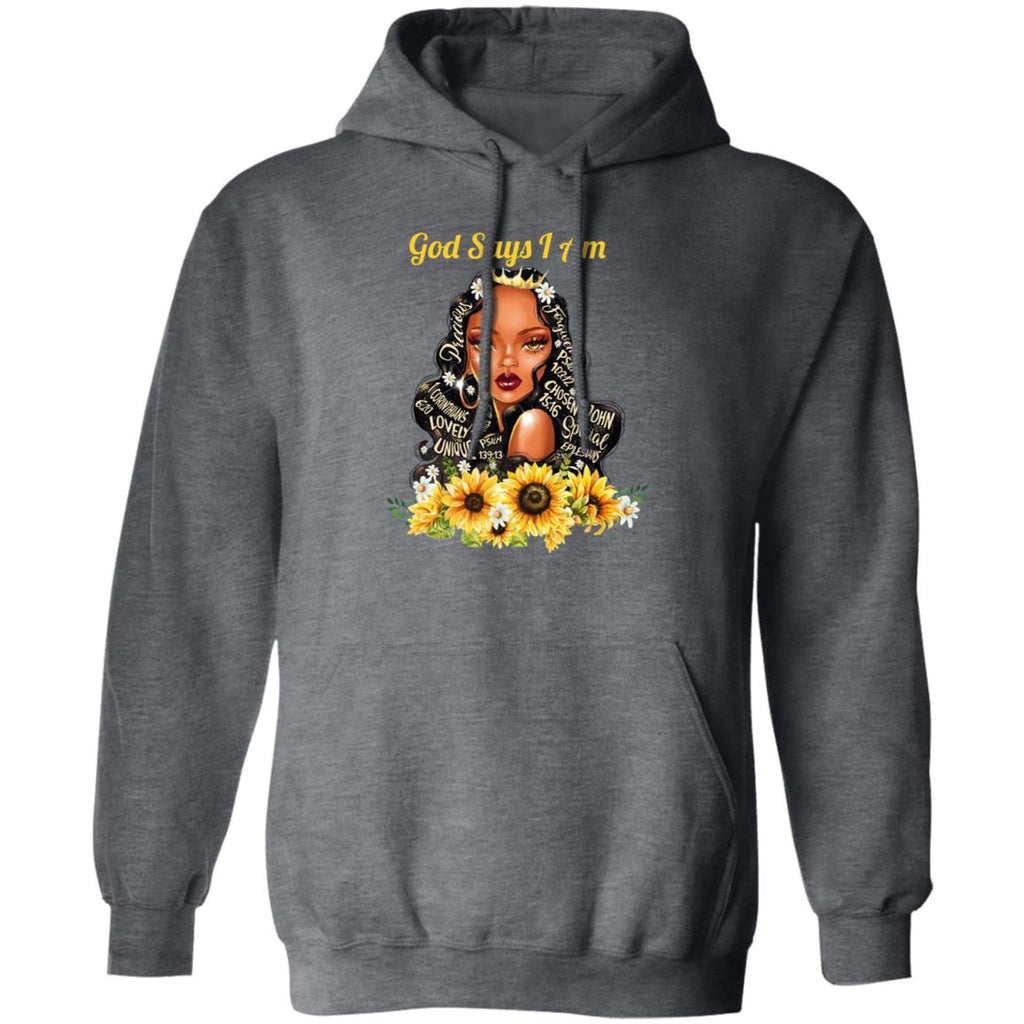 God Say I Am Black Girls Black Women Shirt, Hoodie, Tank