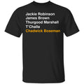 Jackie Robinson James Brown Thurgood Marshall T’Challa Chadwick Boseman Shirt, Hoodie, Tank