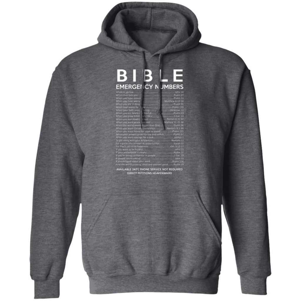 Bible Emergency Numbers Shirt, Hoodie, Tank