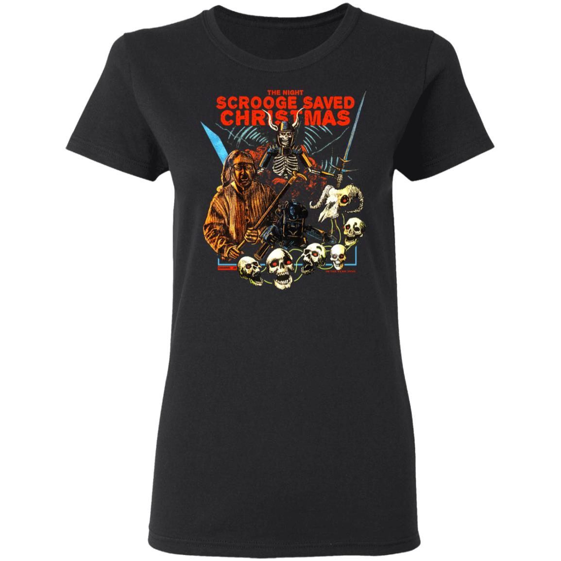 The Night Scrooge Saved Christmas Shirt, Hoodie, Tank