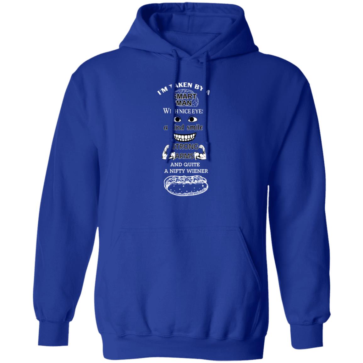 I’m Taken By A Smart Man With Nice Eyes A Kind Smile Strong Arms Shirt, Hoodie, Tank