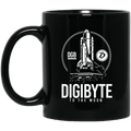 Digibyte To The Moon BTC DGB Bitcoin Crypto Mug