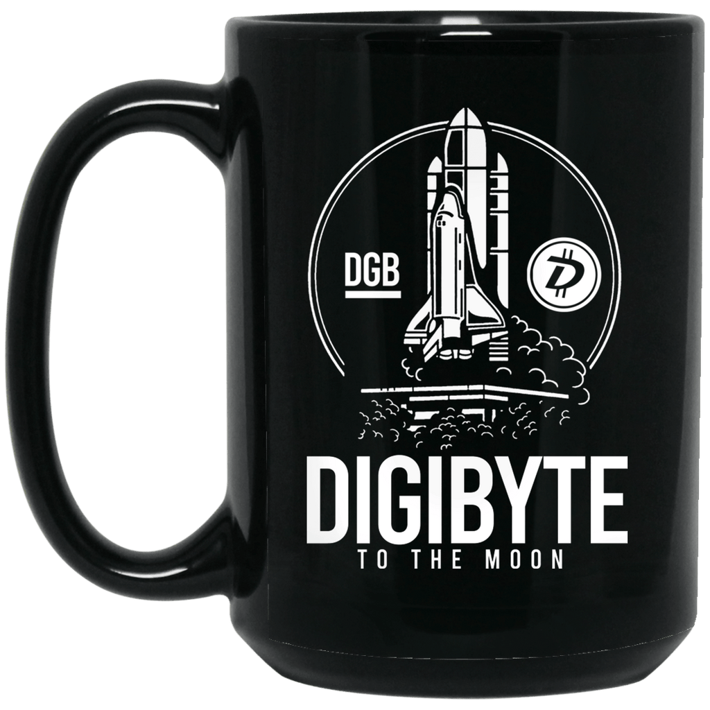 Digibyte To The Moon BTC DGB Bitcoin Crypto Mug