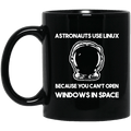 Astronauts Use Linux Because You Can’t Open Windows In Space Mug