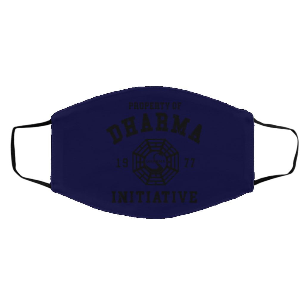 Property Of Dharma 1977 Initiative Face Mask